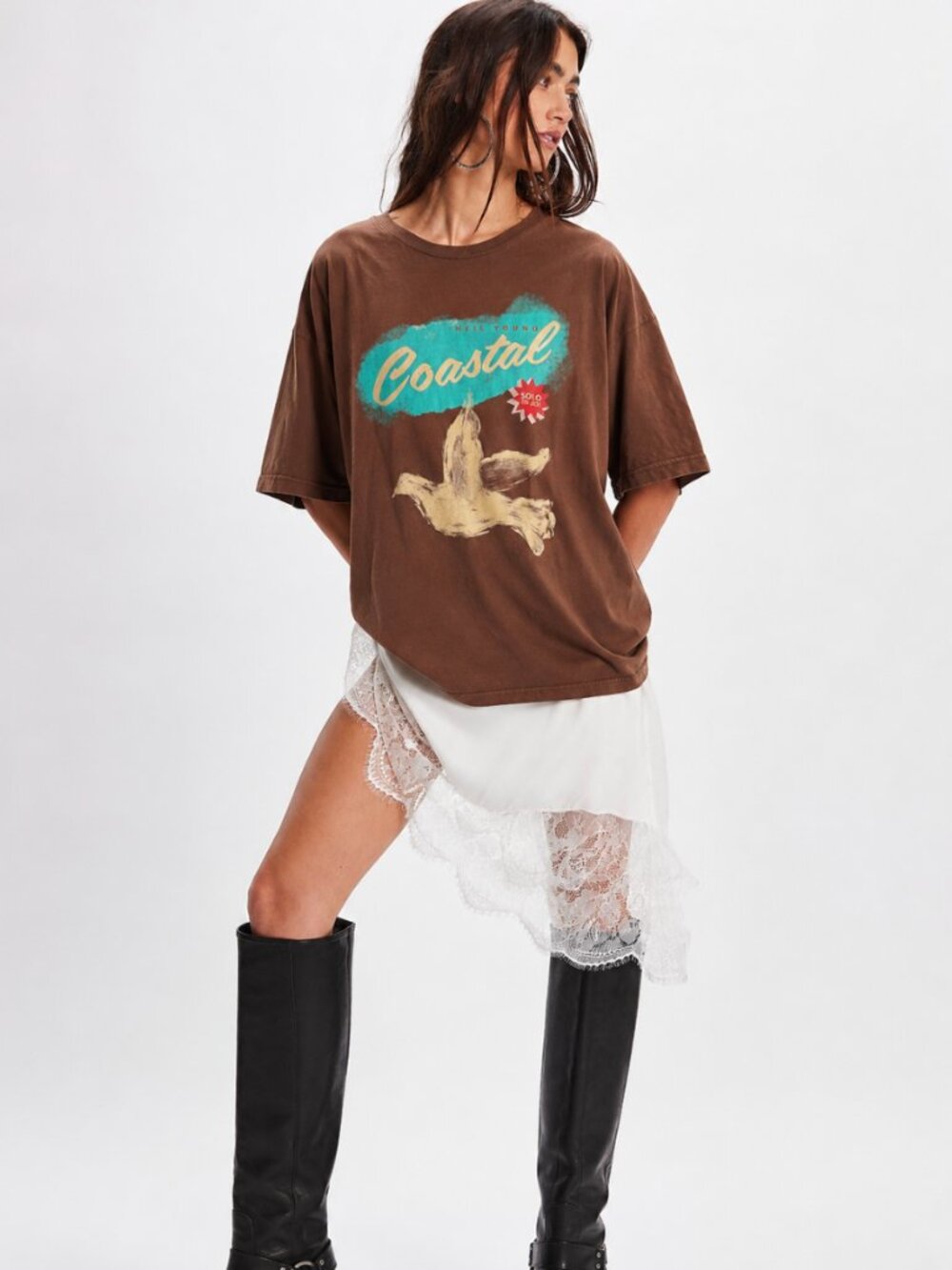 NEIL YOUNG COASTAL PEACE DOVE TEE